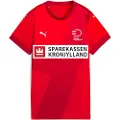 Puma Danish Handball Federation Home Jersey Women, Clothing, Red/Dark Cherry, XL