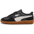 Puma Palermo Leather Sneakers Youth, Shoes, Black/Feather Gray/Gum, 38.5
