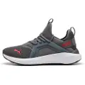 Puma Softride Enzo 5 Running Shoes, Shoes, Cool Dark Gray/Red/White, 38