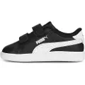 Puma Smash 3.0 Leather V Sneakers Baby, Shoes, Black/White, 21