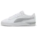 Puma Jada Classic Aqua Metallics Sneakers Women, Shoes, White/Peaceful Blue/Silver, 41