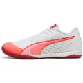 Puma IBERO IV Futsal Boots, Shoes, White/Glowing Red/Dark Crimson, 40.5