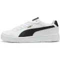 Puma Court Classico Sneakers Unisex, Shoes, White/Black/Gold, 45