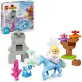LEGO Disney 10418 Elsa og Bruni i den fortryllede skogen