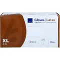 Abena Undersøkelseshanske, ABENA Classic, XL, natur, lateks, pudderfri - (100 stk.)
