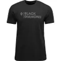 Black Diamond Mini Stacked Kortarmet T-skjorte