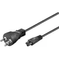 Microconnect - Strømkabel - type K (hann) til IEC 60320 C5 - AC 250 V - 2.5 A - 1 m - svart