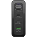 Goobay Goobay-lader Multiport USB-C PD GaN hurtiglader (240 W), svart - Fargeversjon: svart
