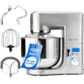 ProfiCook PC-KM 1096 - Kjøkkenmaskin - 1500 W - rustfritt stål / svart