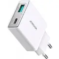 JOYROOM USB-lader 20 W med USB og USB-C - hvit