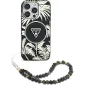 GUESS Palm Trees Triangle Pearl Strap Iphone 16 Telefondeksel