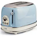 Ariete Vintage 0155 - Brødrister - 2 skive - 2 Spor - blå