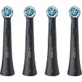 Oral-B iO-serien Ultimate Clean tannbørstehoder – svarte – 4-pakning
