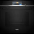Siemens iQ700 HB778G3B1 - Ovn - innebygd - Wi-Fi - fordypning - bredde: 56 cm - dybde: 55 cm - høyde: 58.5 cm - med selvrens - Klasse A+ - svart/rustfritt stål