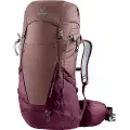 Deuter Futura Pro 34 SL, Topp, Turgåing, Fjellklatring, Bordeaux, Unisex, Polyamid, Polyetersulfon (PES), Bunnlomme, Sidelomme