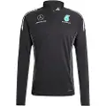 Adidas Mercedes Amg Petronas F1 Team Halv Glidelås Genser