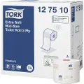 Tork Toiletpapir Tork T6 Premium Extra Soft Mid-Size 3-lag hvid 70m - (27 ruller pr. karton)