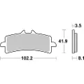 Brembo 07bb37rc Sintrede Bremseklosser