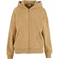 Urban Classics Jacquard Velvet Oversized Genser Med Hel Glidelås