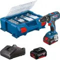 Bosch Gsb 18v-282x4.0ah Gal Set 82 Acc L-case Elektrisk Skrutrekker