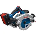 Bosch cordless portable circular saw GKS 18V-57-2 GX Professional solo, 18Volt (blue/black, without battery and charger) - SOLO
