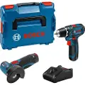 Bosch Gsr 12v-15 Gws12v-76 2x2.0ah Gal12v-40 Elektrisk Skrutrekker