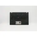 Lenovo Chicony - Erstatningstastatur for bærbar PC - med Trackpoint, UltraNav - bakbelysning - AZERTY - Fransk - med toppdeksel - for ThinkPad X1 Carbon Gen 8 20U9, 20UA
