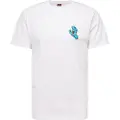 Santa Cruz Screaming Hand Chest T-skjorte hvit
