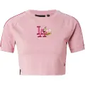 New Era Mlb Floral Crop La Dodgers Kortarmet T-skjorte