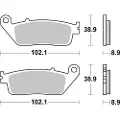 Brembo 07075xs Sintrede Bremseklosser