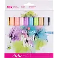 Talens Brush Pen set Pastel | 10 colours