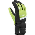 LEKI Max Junior lime skihansker, størrelse 4.0