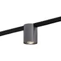 QAZQA Moderne 1-fase skinnespot gunmetal - Iconic Rondoo Up