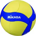 MIKASA VS123W-SL, 220 g, Blå, Gult, Skum, 65 - 67 cm, 18-panel ball, Innendørs