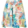 Urban Classics Aop Satin Lav Midje Kort Skjørt