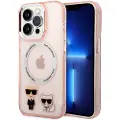 Karl Lagerfeld Klhmp14lhnkcip Iphone 14 Pro 6.1 Iconic Karl&choupette Telefondeksel