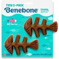 Benebone Liten Fiskebensleke Til Hund 12 Cm 2 Enheter