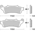 Brembo 07ho4206 Organiske Bremseklosser