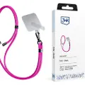 3MK EasyClip, Mobiltelefon, Nylon, Zink, Sort, Rosa, Hengende boks