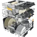 Whirlpool MaxiSpace W8I HP42 L, Fullstendig innebygget, Full størrelse (60 cm), Sort, Knapper, 1,3 m, 1,55 m