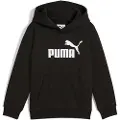Puma ESS No. 1 Logo Fleece Hoodie Kids, Clothing, Black, 5-6Y
