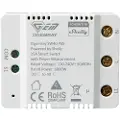 Shelly SHELLY_PBS_SW40, Smart relä, Vit, HTTPS, TLS, 6000 W, 25 A, 110 - 240 V