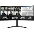 LG 34" 34WR55QK-B - 3440x1440 - 100Hz - VA - 65W USB-C