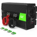 Green Cell - DC-AC strøminverter - DC 24 V - 1000 watt - utgangskontakter: 1 - svart