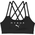 Puma x HYROX MOVE Strappy Bra Women, Clothing, Black, S