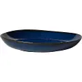 Villeroy & Boch Lave, Risbolle, Rund, Keramisk, Blå, Gloss, 1 person(er)
