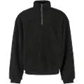 Urban Classics Oversized Teddy Genser Med Halv Glidelås