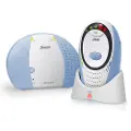 Alecto DBX-85 ECO, DECT-babytelefon, 1 kanaler, Blå, Hvit, Digitalt, 24 timer, 300 m