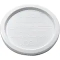 Weck Låg Weck Ø10.8 cm til patentglas. Hvid Plast,5 stk/pk