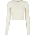 Urban Classics Short Rib Knit Twisted Back Genser